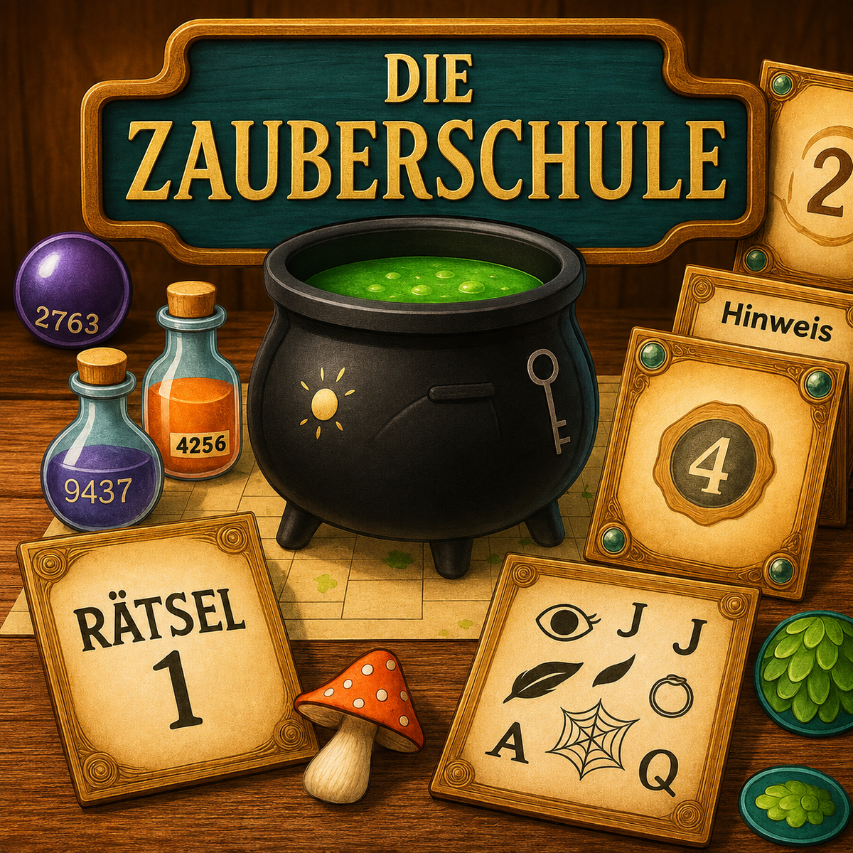 Die Zauberschule - Escape Room zum Ausdrucken