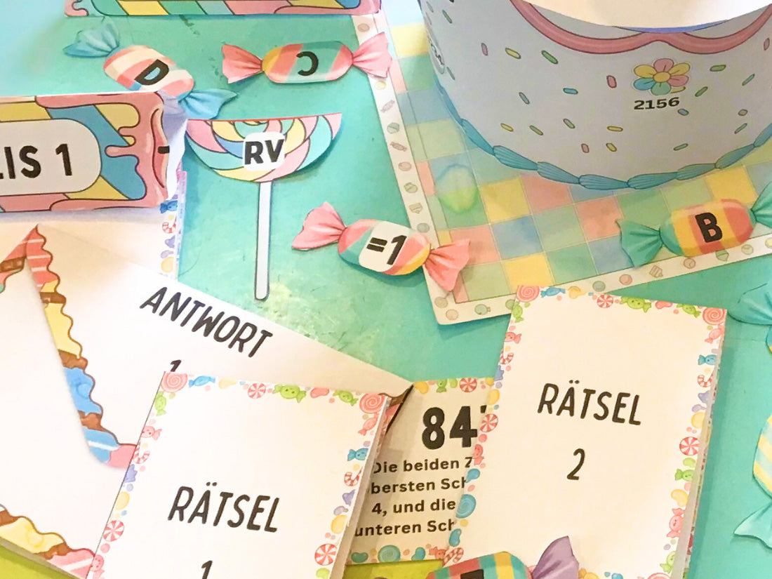 Kindergeburtstag Chaos - Escape Room zum Ausdrucken