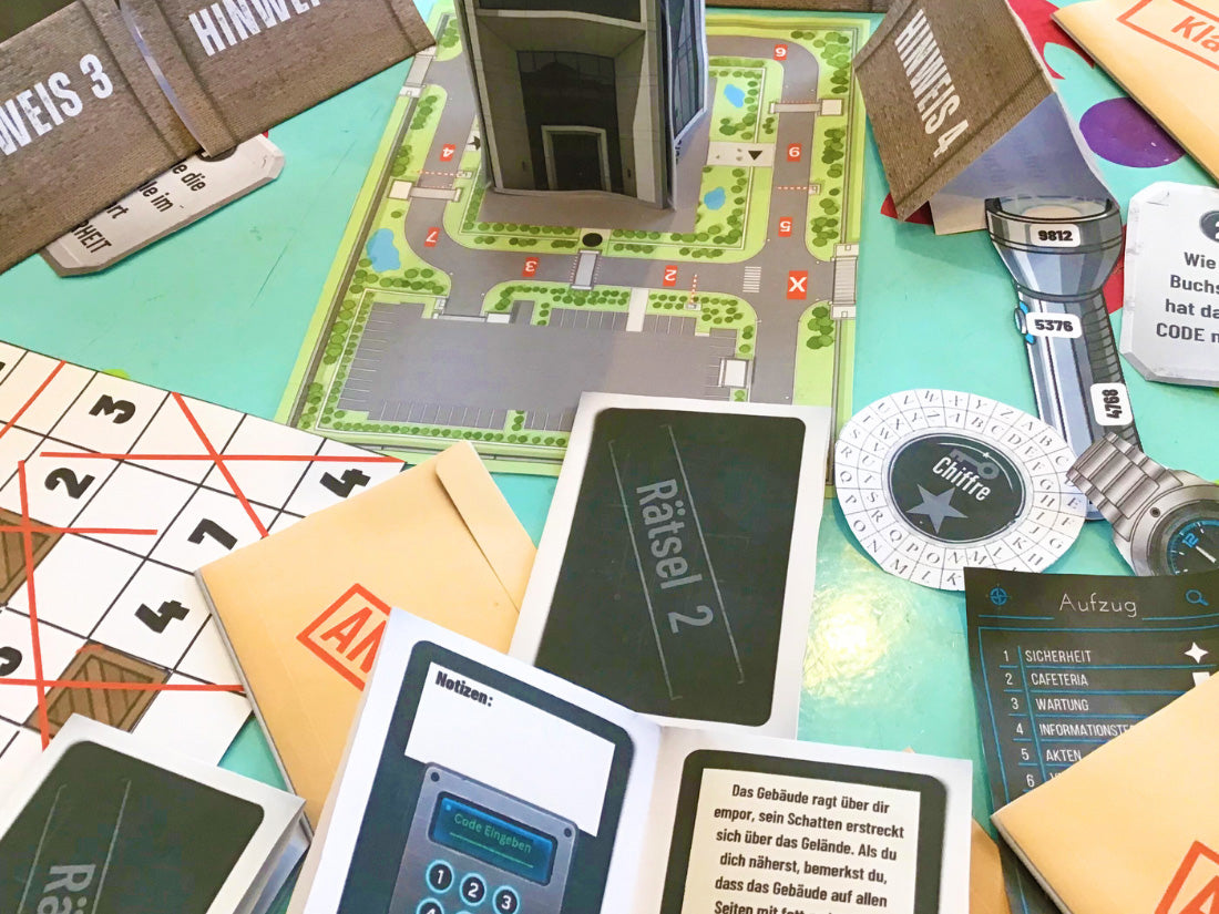 Agenten-Alarm! - Escape Room zum Ausdrucken