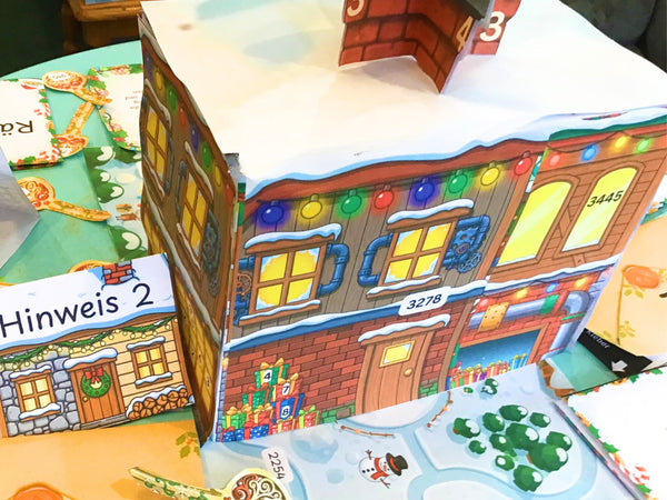 Santa Rettungsmission - Escape Room zum Ausdrucken