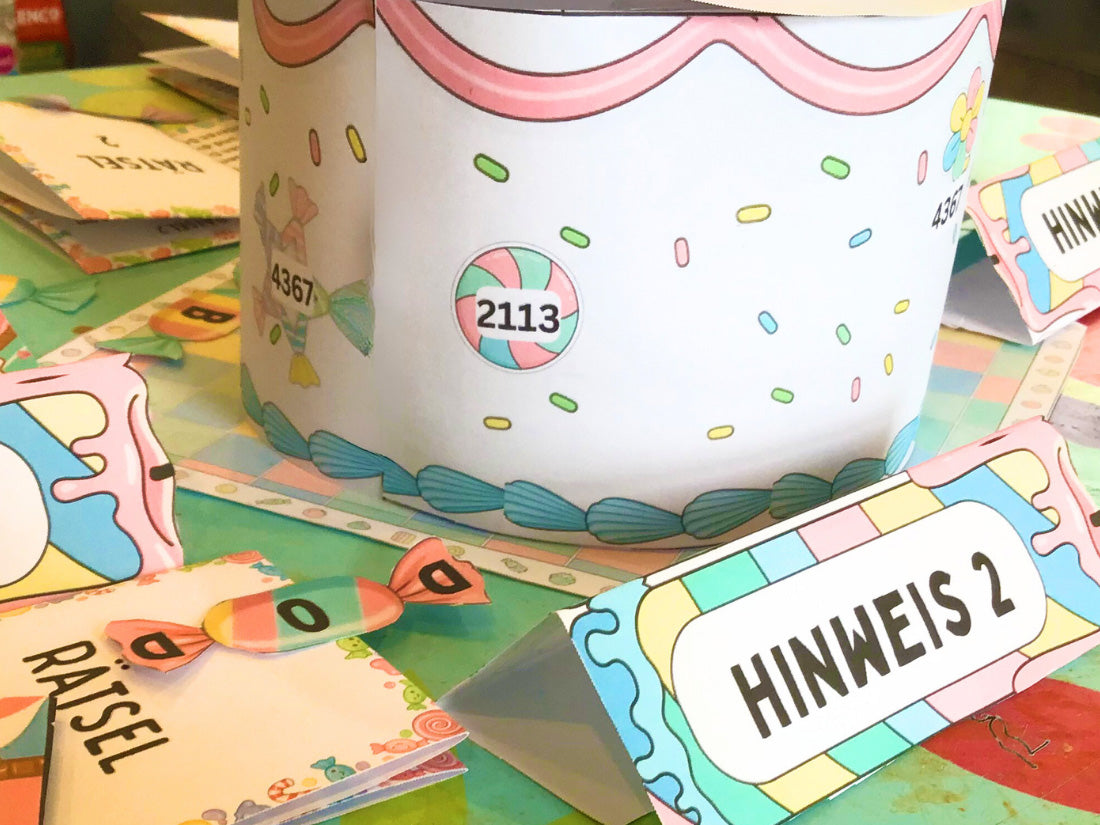 Kindergeburtstag Chaos - Escape Room zum Ausdrucken