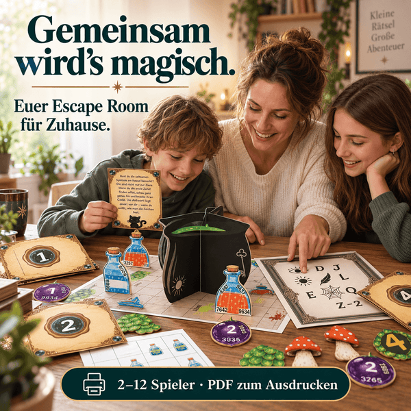 Die Zauberschule - Escape Room zum Ausdrucken
