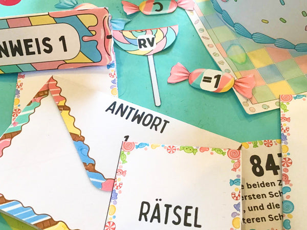 Kindergeburtstag Chaos - Escape Room zum Ausdrucken