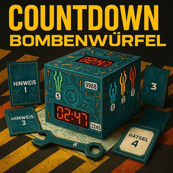 Countdown Bombenentschärfung - Escape Room zum Ausdrucken