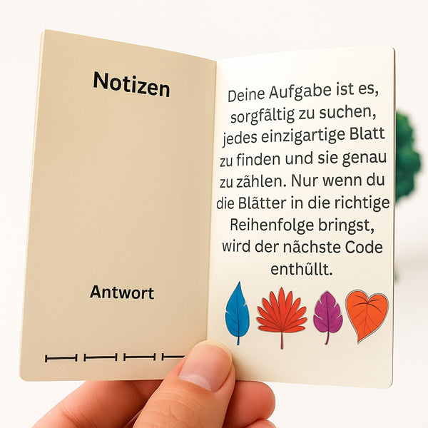 Herz des Dschungels - Escape Room zum Ausdrucken