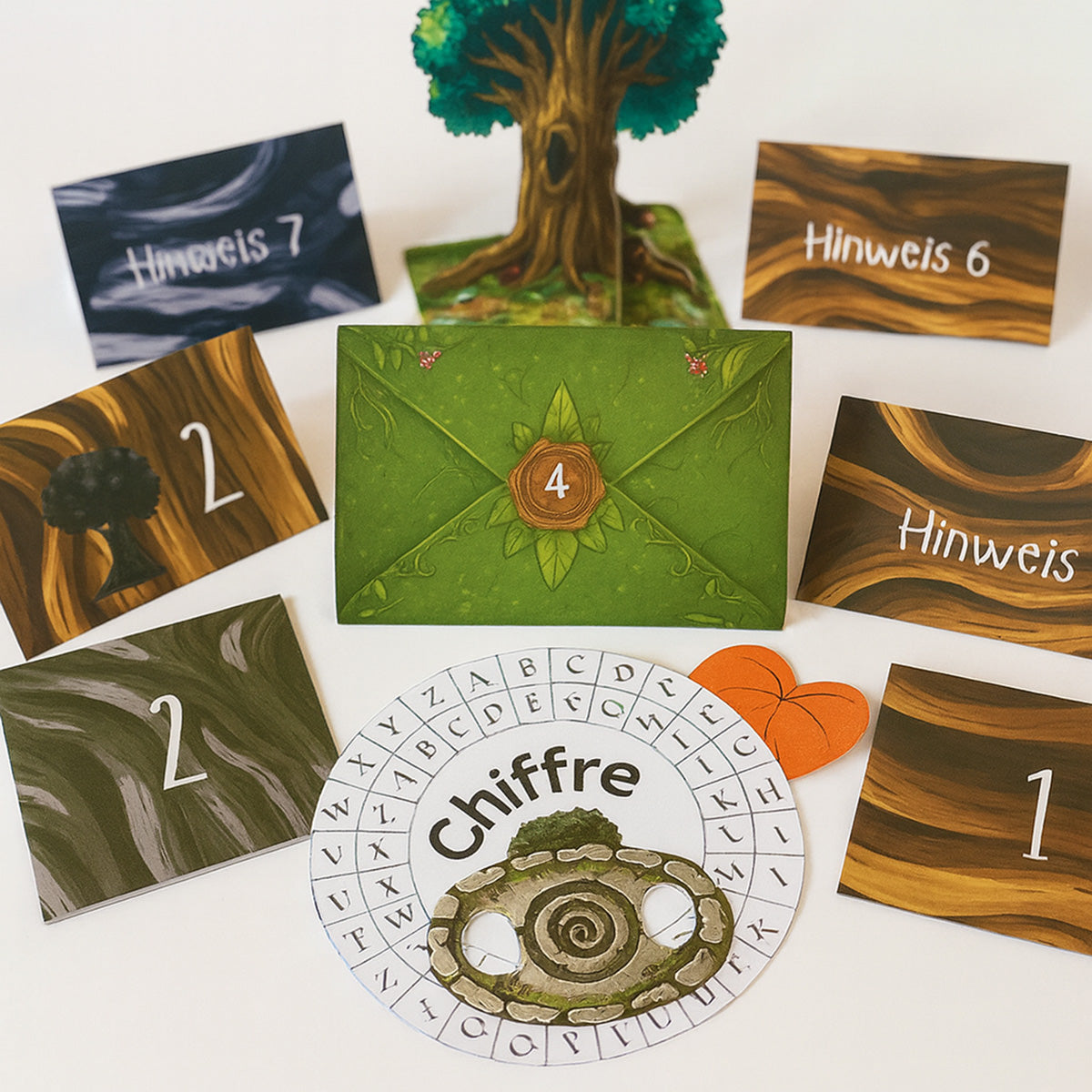 Herz des Dschungels - Escape Room zum Ausdrucken