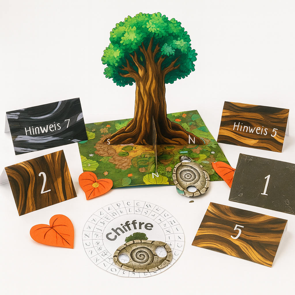 Herz des Dschungels - Escape Room zum Ausdrucken