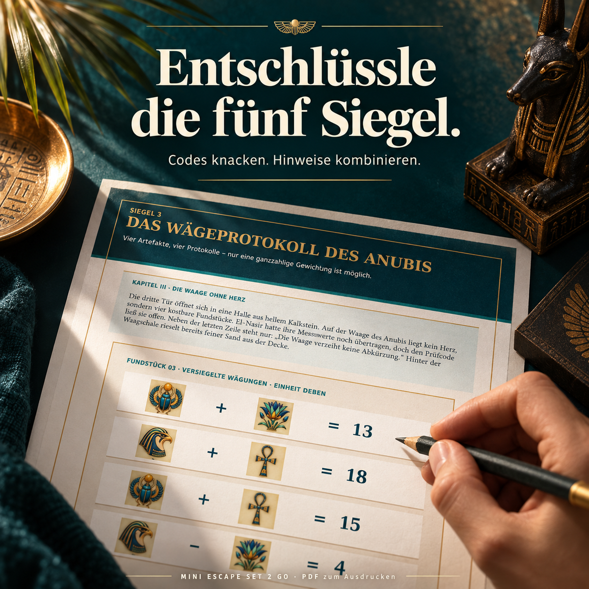 Mini Escape Set 2 Go - Die verschwundene Sonnenkrone