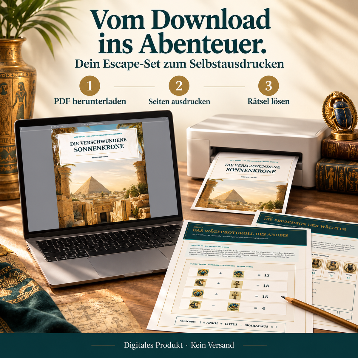 Mini Escape Set 2 Go - Die verschwundene Sonnenkrone