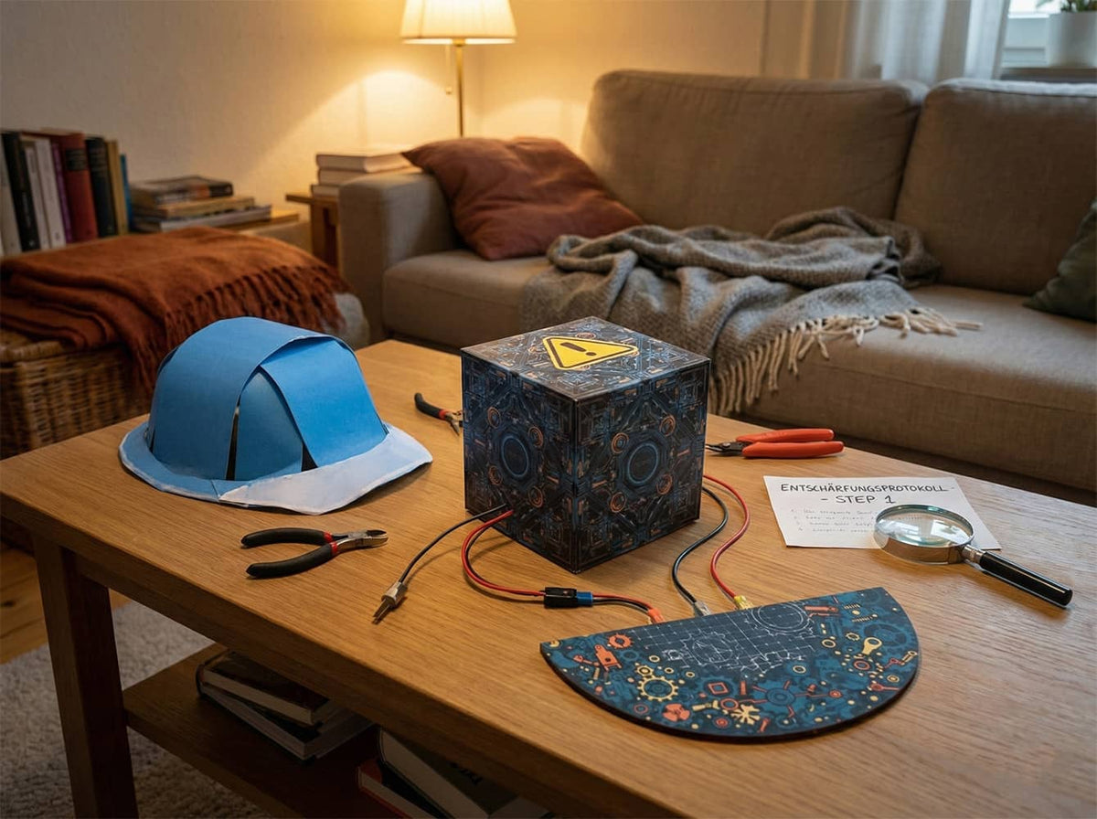 Hüte und Extras - Countdown Bombenwürfel (3 Teile)