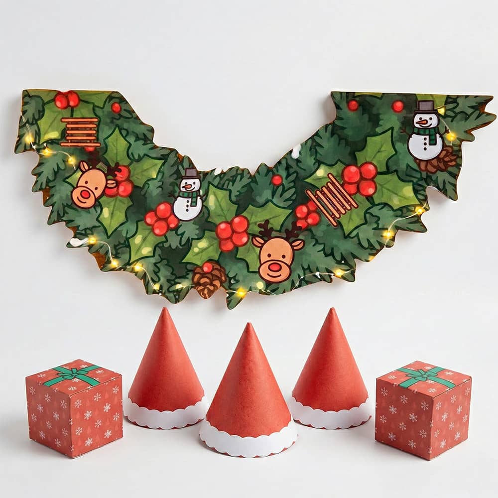 Hüte und Extras - Santa Rettungsmission (3 Teile)